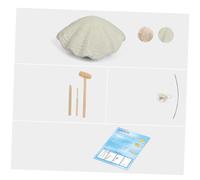 BESTonZON Educational Pearl Digging DIY Shell Bracelet Craft Kit for Early Learning Social Skills Development Gift