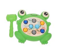 BESTonZON Educational Pounding Frog Game Tabletop for Early Learning and Brain Development Portable Montessori Whack for Attention and Patience Interactive Family Play