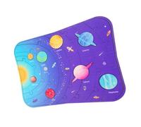 BESTonZON Educational Solar System Puzzle for Planet Matching Board for Early Learning Space Cognition and Cognitive Development Montessori Style Space Model Game for Boys