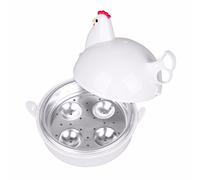 BESTonZON Egg Boiler Electric Egg Cooker Chicken Shape Microwave 4 Cooker Boiler Kitchen Tools