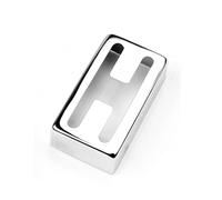 BESTonZON Electric Guitar Pickup Frame Cover Silver Humbucker Pickup Cover Hard Alloy Material