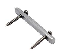 BESTonZON Electric Guitar String Retainer Bar for Headstock Metal Guitar Parts String Tension Bar Screws Included