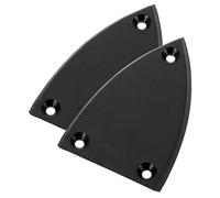 BESTonZON Electric Guitar Truss Rod Covers Practical Hardware and Accessories Black 2pcs Abs Guitar Accessories for Repair and Replacement