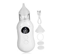 BESTonZON Electric Nose Sucker with Soft Silicone Tip Rechargeable Nasal Aspirator for Boy Girl and Quiet Low Noise Design Multiple Suction Levels for Safe and Efficient Nose Cleaning