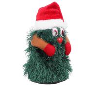 BESTonZON Electric Rotating Christmas Tree with Music Singing Dancing Xmas Doll Tabletop Holiday Decoration Novelty Christmas Toy for Present Home Party Decoration