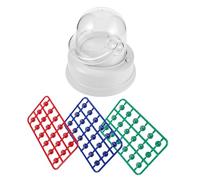 BESTonZON Electric Shake Bingo Machine with Vibration Feedback Portable Mini Lottery Game with Balls for Party Fun and Family Entertainment Compact Lucky Ball Picker for Travel and