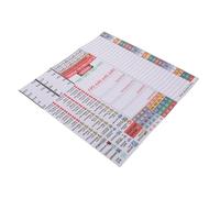 BESTonZON Electrical Box Labels Sticker Set, Multi-Colored PVC Waterproof Breaker Panel Coding Stickers for Electrical Distribution Box and Load Center, 1 Sheet Adhesive Label for Office