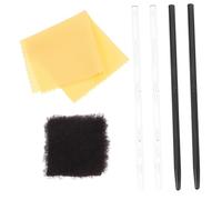 BESTonZON Electrostatic Experiment Kit for Physics Class 2 Sets of Glass Rod and Rubber Stick with Cloth Teaching Science Experiments