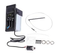 BESTonZON Eq Right Hand Guitar Preamp Piezo Pickup Equalizer with Volume Knobs for Acoustic Instruments Sound Pick Up for Accurate Tuning and Noise Performance