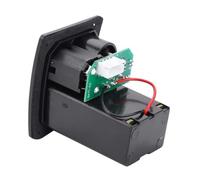 BESTonZON Eq Sound Pick-Up E-4T Four Stage Guitar Mic for Folk Music Instrument Lightweight Compact Plastic Pickup Easy to Install