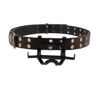 BESTonZON Erhu Waist Holder Set Ergonomic Waist Bracket for Stable Playing Performance Suitable for Stage and Daily Practice with Brown Strap