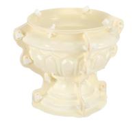 BESTonZON European Style Flowerpot Mold DIY Concrete Flower Pot Thick Plastic Pot Mold for Crafts and Planters 12. 99 Inch