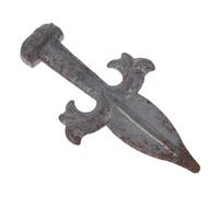 BESTonZON European Style Iron Fence Finial Decorative Garden Fence Topper with Cast Iron for Post Caps Elegant Metal Gate Accessory with Anti-wear Finish