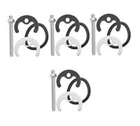 BESTonZON Extra Long Basin Fixing Bolts 4 Sets Faucet Tap Fixing Kit Stainless Steel Elasticity Kitchen Faucet Cap Kitchen Accessory Fasten Rubber Fastener Faucet Accessories Anti-loose Suite