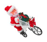 BESTonZON Festive Santa Figure with Music and Motion Compact Interactive Christmas Doll for Play and Holiday Decor Portable Plush with Movable Actions and Tunes