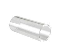 BESTonZON Finger Slide Bar Instrument Part Accessory Lightweight 60mm for Guitar and Banjo Glass White Colour and Smoothly the Strings for Acoustic and Electric Players