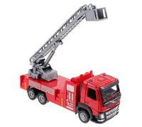 BESTonZON Fire Truck for Alloy Truck with Ladder Firefighter Vehicle for Boys Aged Promotes Imagination and Social Skills