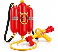 BESTonZON Firefighter Backpack Water Gun, Fire Extinguisher Toy