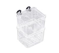 BESTonZON Fish Breeding Isolation Box for Aquarium Tank Large Hatchery Incubator with Side Vents Double Space Saving Design Protects Fish From