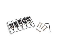 BESTonZON Five-string Wire Plate for Electric Bass String Guitar Tailpiece Metal Fixed Hard-tail Saddle Bridge Tailpiece Accessory