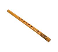 BESTonZON Flute c for Learning 33cm Bamboo Vertical Flute Chinese Music Instrument Portable Beginner's Practice