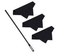 BESTonZON Flute Cleaning Rod Cloth for Clarinet Flute Cleaning Tools Kit Cloth and Rod for Wind Instrument Maintenance for Student Kit