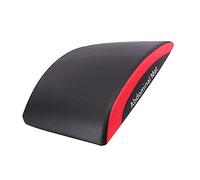 BESTonZON Foldable Abdominal Exercise Pad Cotton Training Board Cushion for Sit Ups Back Support Home Gym Workout Mat for Full Range Abdominal Workouts Black Red