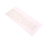BESTonZON Fretboard Sticker Can Be Pasted at Will Guitar for Self-adhesive with Silver Trapezoid Shape Easy to Operate Accessory Electric Guitar