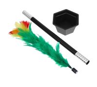 BESTonZON Funny Flower Trick Props for Conjuring Performance Portable Gimmick Stage Prop for Parties and Celebrations Safe and Reliable Wand for Adults