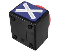 BESTonZON Game Show Buzzer Button Set with Red and Blue Lights Sound Answer Buzzers for Talent Shows and Trivia Games Prank Button Prop for Party Contest