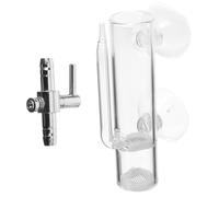 BESTonZON Glass Fish Egg Hatchery Tube with Suction Cup for Aquarium Brine Shrimp Breeding Tank Incubator Easy to Clean Fish Tank Hatchery Kit to Fry Survival