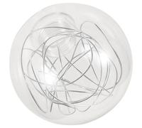 BESTonZON Glass Globe Light Bulb Cover Lamp Shade in Silver and Gold Aluminium Wire Elegant Sphere Shape Suitable for Ceiling Light or Cafe Replaces Broken or Worn Glassware