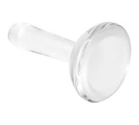 BESTonZON Glass Muller Pestle for Mineral Pigment Grinding, Crystal Grinding Tool for Homemade Paint Supply, Portable Manual Paint Muller for Watercolor and Oil Painting