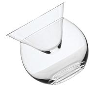BESTonZON Glass Serving Bowl Set 170Ml Mini Ice Cooled Condiment Serving Container for Salads Appetizers Desserts and Cocktails Clear Double Layer