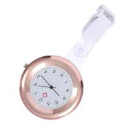 BESTonZON Golden Aluminium Alloy Nurse Watch with Clip-on Design and Numbers Simple Style Hanging Nurse Watch for Fields and Hospitals for Doctors