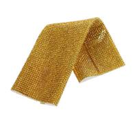 BESTonZON Golden Rhinestone Microphone Cover for Wireless Handheld Microphone, Plastic Mic Handle Protector with Glamorous Pattern, Convenient to Use for Singers and Hosts