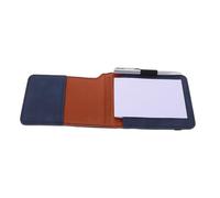 BESTonZON Golf Scorecard Journal with Pen Compact Portable Fake Leather Scorebook Dark Blue Golf Course Notebook for Outdoor Sports Tracking