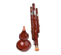 BESTonZON Gourd Silk Ethnic Musical Chinese Traditional Instrument Cucurbit Flute Instrument Instruments Hulusi Flute b Hulusi Flute c Chinese Flute Hulusi for Beginner Abs Bakelite
