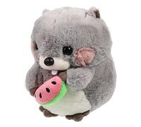 BESTonZON Gray Groundhog Plush Soft Animal Stuffed Kawaii Cushion for Sleep Comfort and Home Decor Gift