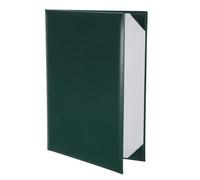 BESTonZON Green A4 Diploma Cover Leatherette Padded Certificate Holder Folder for Graduation Documents, Presentation Folder for College High School Awards, Document Protector