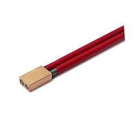 BESTonZON Guitar Accessory Sturdy Construction Two Way Dual Truss Rod 310mm Adjustable Brass Two Heads for Bass and Guitar