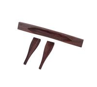 BESTonZON Guitar Bridge for Bass Archtop Rosewood Material Musical Instrument Suitable for Practice and Performance