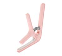 BESTonZON Guitar Capo for Ukulele and Acoustic Guitar with Anti-slip Silicone Pad and Plastic Quick Release Clamp, Sturdy Non-rust Partial Fret Clip for Precise Transposition