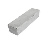 BESTonZON Guitar Effector Aluminum Box Stomp Pedal Enclosure 254x71x52.5mm Silver Diecast Case for Guitar Effects Pedal Board Accessories