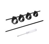 BESTonZON Guitar Finger Trainer Expander Tool for Practice Black for Beginner Guitar Exercises and Hand Workout