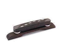 BESTonZON Guitar Four-string Bridge for Bass Adjustable Made of Rosewood for Changing Strings Acoustic Guitars