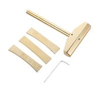 BESTonZON Guitar Fret Installation Tool Kit 4 Pieces with Fret Press Clamp for Precise Electric Guitar Maintenance and Repair