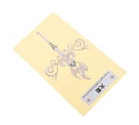 BESTonZON Guitar Headstock Decal Flower Sticker Set for Acoustic and Electric Guitars Decorative Inlay Sticker Torch Design Sturdy Protective Overlay