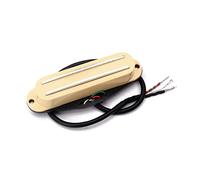 BESTonZON Guitar Humbucker Pickup Dual Coil 4 Wires Neck Replacement Pickup Yellow Shell Compatible Electric Guitar