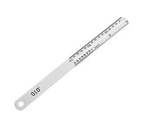 BESTonZON Guitar Making Supplies Radius Gauge for Fret Installation Height Measuring Gauge for String Action Metal Ruler for Studio Home Use